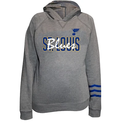 Fanatics St Louis Blues Plus Lightweight Fleece Raglan Pullover Hoodie