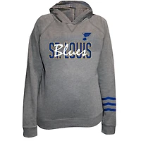 Fanatics St Louis Blues Plus Lightweight Fleece Raglan Pullover Hoodie