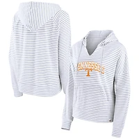 Fanatics Tennessee Volunteers Striped Notch Neck Pullover Hoodie
