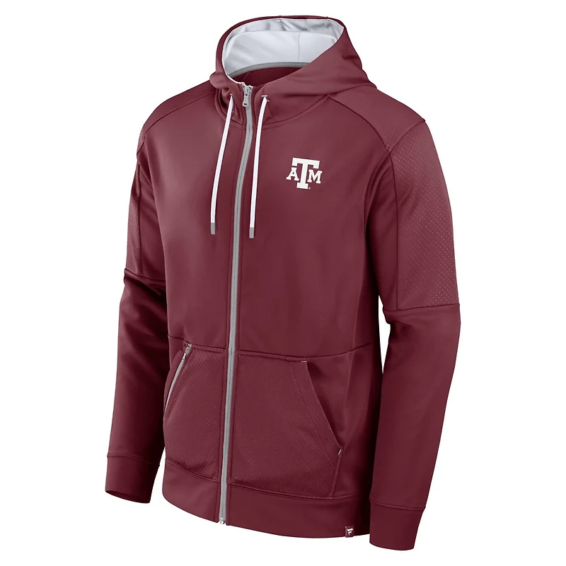 Fanatics Texas AM Aggies Defender Full-Zip Hoodie