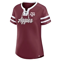 Fanatics Texas AM Aggies Iconic Athena Lace-Up T-Shirt