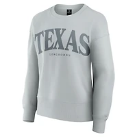 Fanatics Texas Longhorns Supersoft Flow Fleece Pullover Sweatshirt