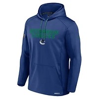 Fanatics Vancouver Canucks Authentic Pro Rink Fleece Pullover Hoodie
