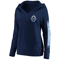 Fanatics Vancouver Whitecaps FC Fleece Scarf Sleeve V-Neck Pullover Hoodie