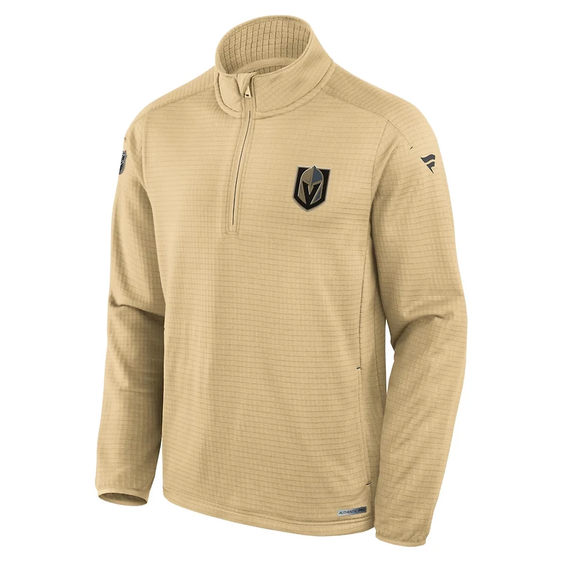 Fanatics Vegas en Knights Authentic Pro Rink Quarter-Zip Top