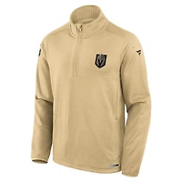 Fanatics Vegas en Knights Authentic Pro Rink Quarter-Zip Top