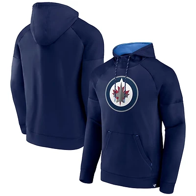 Fanatics Winnipeg Jets Iconic Defender Raglan Pullover Hoodie