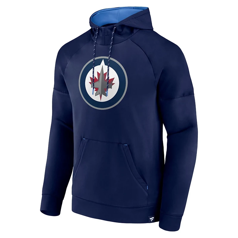 Fanatics Winnipeg Jets Iconic Defender Raglan Pullover Hoodie