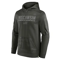 Fanatics Wisconsin Badgers OHT Military Appreciation Guardian Pullover Hoodie