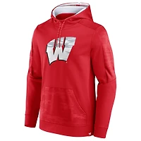 Fanatics Wisconsin Badgers On The Ball Pullover Hoodie