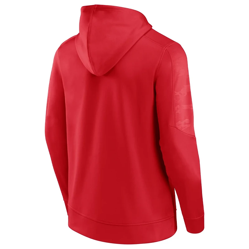 Fanatics Wisconsin Badgers On The Ball Pullover Hoodie