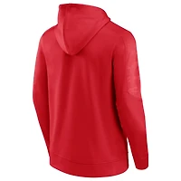 Fanatics Wisconsin Badgers On The Ball Pullover Hoodie