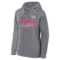 Fanatics Wisconsin Badgers Script Favorite Pullover Hoodie