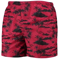 FOCO Arkansas Razorbacks Island Palm Swim Trunks