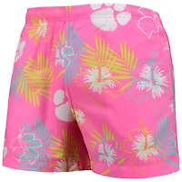 FOCO Clemson Tigers Neon Floral Swim Trunks