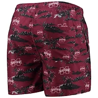 FOCO Mississippi State Bulldogs Island Palm Swim Trunks