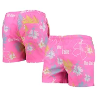 FOCO Ohio State Buckeyes Neon Floral Swim Trunks