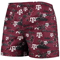 FOCO Texas AM Aggies Island Palm Swim Trunks