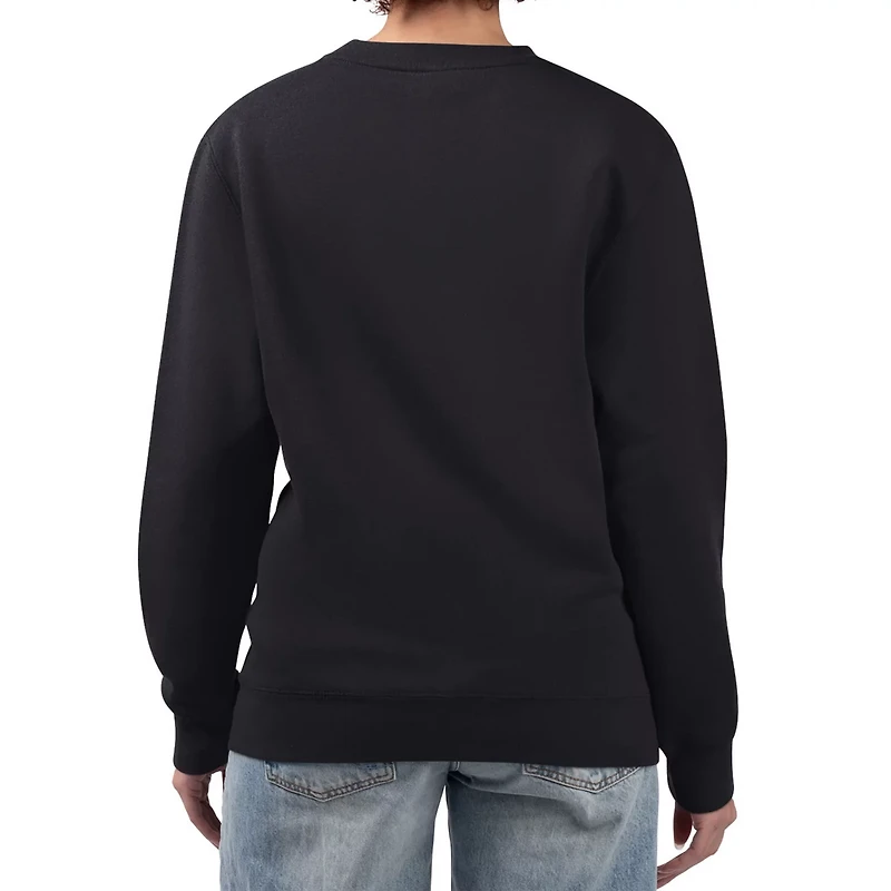 G-III 4Her by Carl Banks Anaheim Ducks Filigree Team Graphic Fleece Pullover Sweatshirt