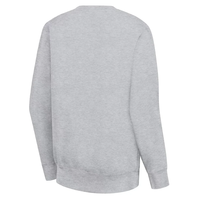 G-III 4Her by Carl Banks Carolina Hurricanes Collage Graphic Fleece Long Sleeve Pullover Sweatshirt