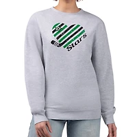 G-III 4Her by Carl Banks Dallas Stars Heart Graphic Pullover Sweatshirt