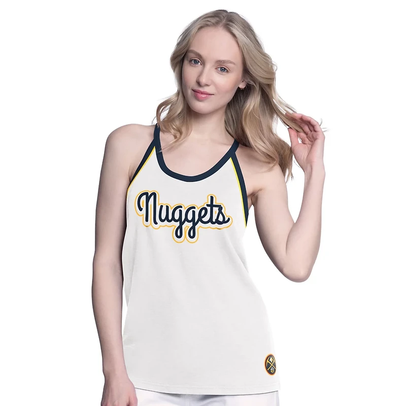 G-III 4Her by Carl Banks Denver Nuggets Curveball Racerback Tank Top
