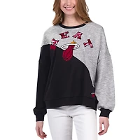 G-III 4Her by Carl Banks Miami Heat Benches Split Pullover Sweatshirt