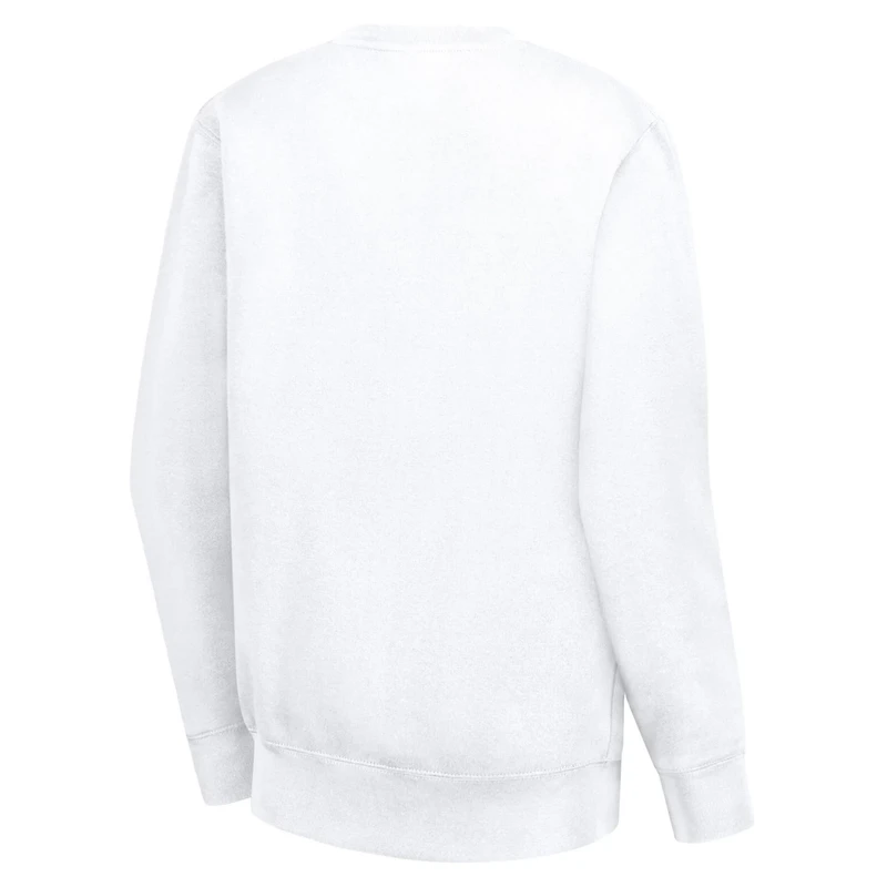 G-III 4Her by Carl Banks Montreal Canadiens Collage Graphic Fleece Long Sleeve Pullover Sweatshirt