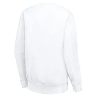 G-III 4Her by Carl Banks Montreal Canadiens Collage Graphic Fleece Long Sleeve Pullover Sweatshirt