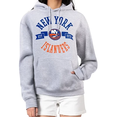 G-III 4Her by Carl Banks New York Islanders City Graphic Fleece Pullover Hoodie