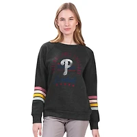 G-III 4Her by Carl Banks Philadelphia Phillies Allana Stripe Pullover Sweatshirt