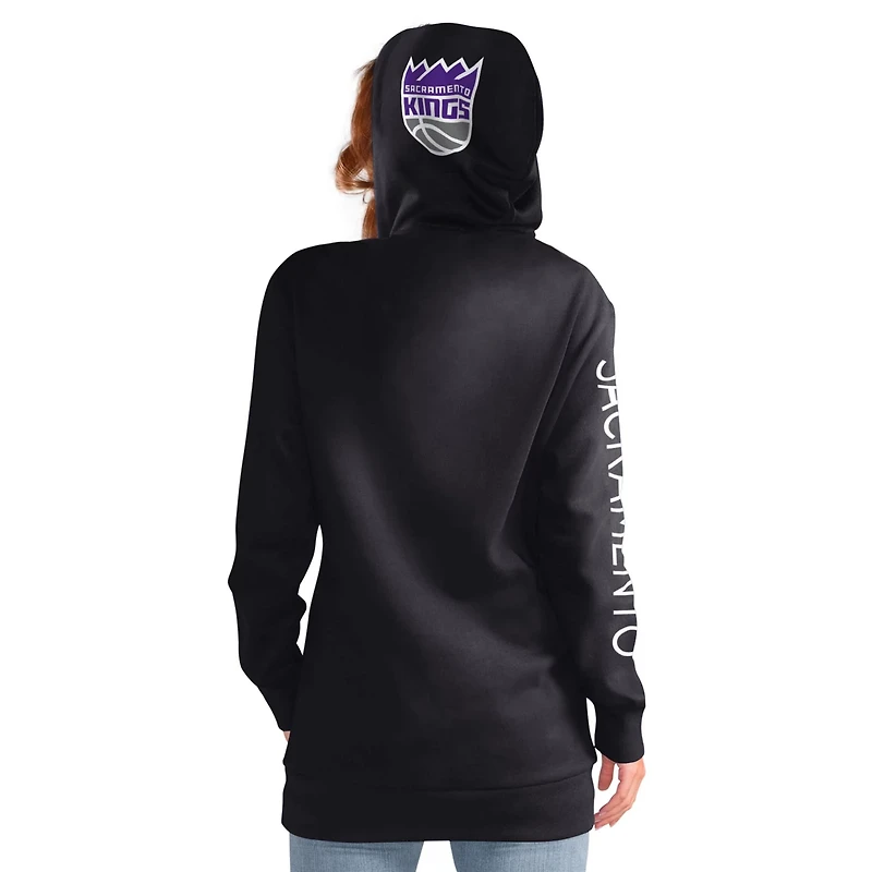 G-III 4Her by Carl Banks Sacramento Kings Base Coach Pullover Hoodie