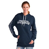 G-III 4Her by Carl Banks Washington Wizards Base Coach Pullover Hoodie