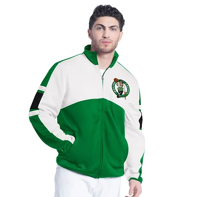 G-III Sports by Carl Banks Men's Boston Celtics Back Field Full Zip Track Jacket
