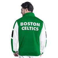 G-III Sports by Carl Banks Men's Boston Celtics Back Field Full Zip Track Jacket