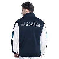 G-III Sports by Carl Banks Men's Minnesota Timberwolves Back Field Full Zip Track Jacket