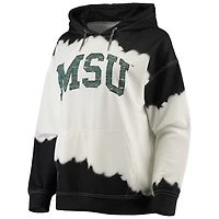 Gameday Couture Black Michigan State Spartans For the Fun Double Dip-Dyed Pullover Hoodie
