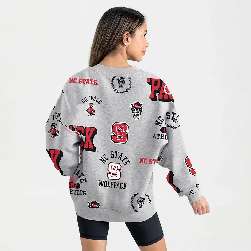 Gameday Couture NC State Wolfpack Always on Repeat Fleece Sweatshirt