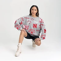 Gameday Couture Nebraska Huskers Always on Repeat Fleece Sweatshirt