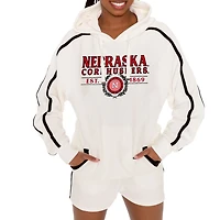 Gameday Couture Nebraska Huskers Down Set Go Pullover Hoodie and Shorts