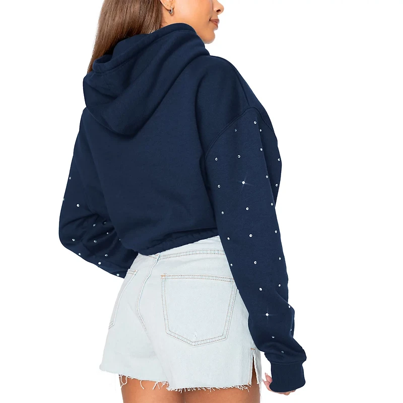 Gameday Couture Penn State Nittany Lions Can't Lose Rhinestone Cropped Pullover Hoodie