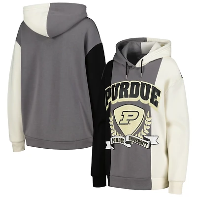 Gameday Couture Purdue Boilermakers Hall of Fame Colorblock Pullover Hoodie