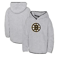 Girls Youth Boston Bruins Ultimate Teddy Fleece Pullover Hoodie
