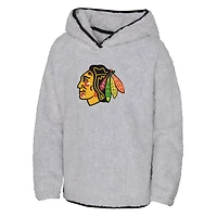 Girls Youth Chicago Blackhawks Ultimate Teddy Fleece Pullover Hoodie