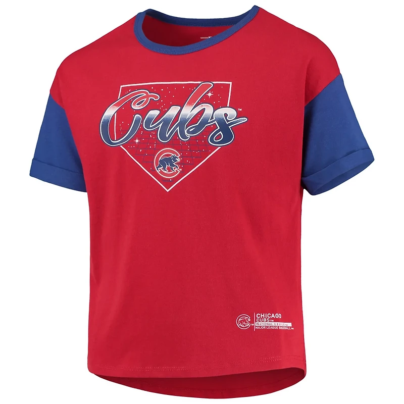 Girls Youth Chicago Cubs Bleachers T-Shirt