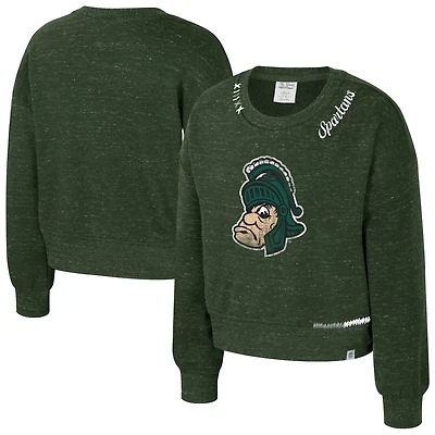 Girls Youth Colosseum Michigan State Spartans Just a Minute Sweatshirt