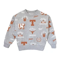 Girls Youth Gameday Couture Texas Longhorns Always On Repeat Pullover Sweatshirt
