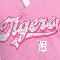 Girls Youth New Era Detroit Tigers Mommy  Me Raglan V-Neck T-Shirt