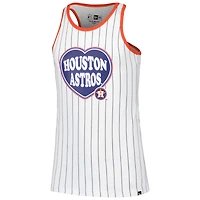 Girls Youth New Era Houston Astros Pinstripe Tank Top