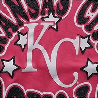 Girls Youth New Era Kansas City Royals Jersey Stars V-Neck T-Shirt